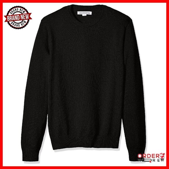 Other - Men's 100% Cotton Cable Knit Crewneck Sweater Regular Fit Long Sleeve